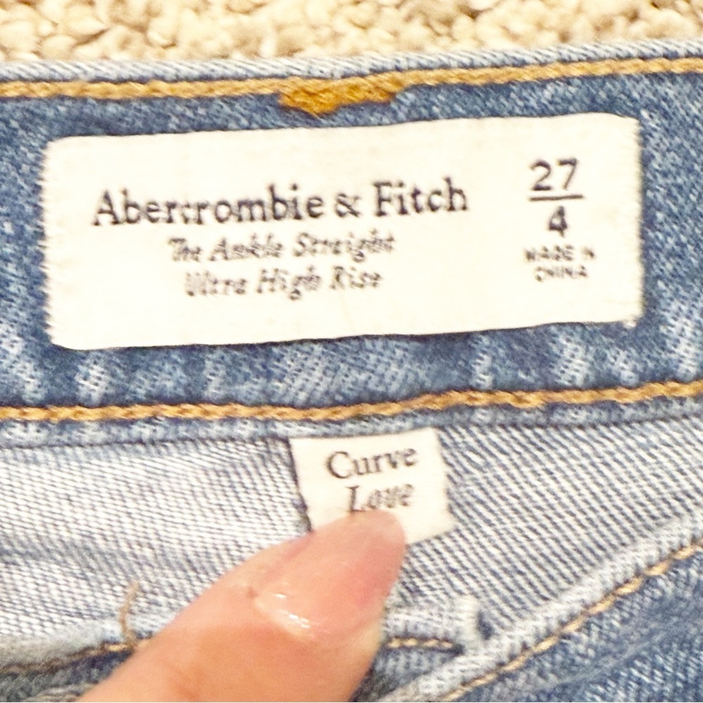 Ultra High Rise Ankle Straight Jean - Picture 10 of 16